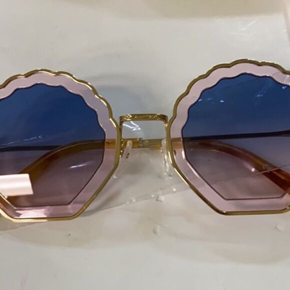 Chloe Tally Scalloped 56mm Sunglasses NWT $420 - Picture 6 of 10
